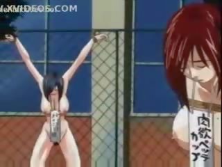 Krūtainas anime hottie fucked grūti